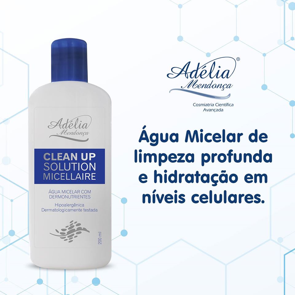 Clean Up Solution Micellaire - 200ml - Água Micelar com dermonutrientes