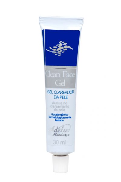 Clean Face Gel 30ml - Gel Clareador da Pele