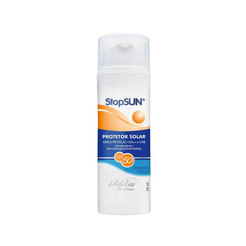 Stop Sun FPS 50 - 50ml - Protetor Solar Resistente à Água com Fotoproteção FPS 50