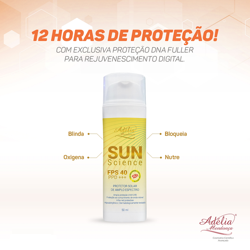 Sun Science FPS 40 - Protetor Solar de amplo espectro FPS 40/FPUVA 24