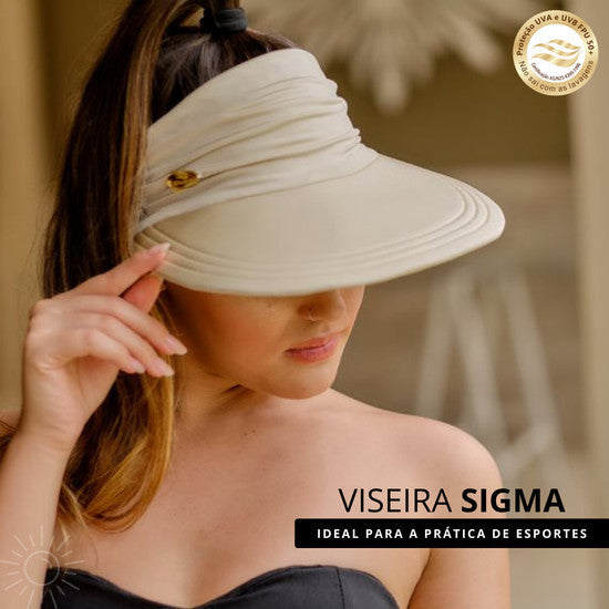 Viseira Sigma Com Proteção Solar- Am Sunwear