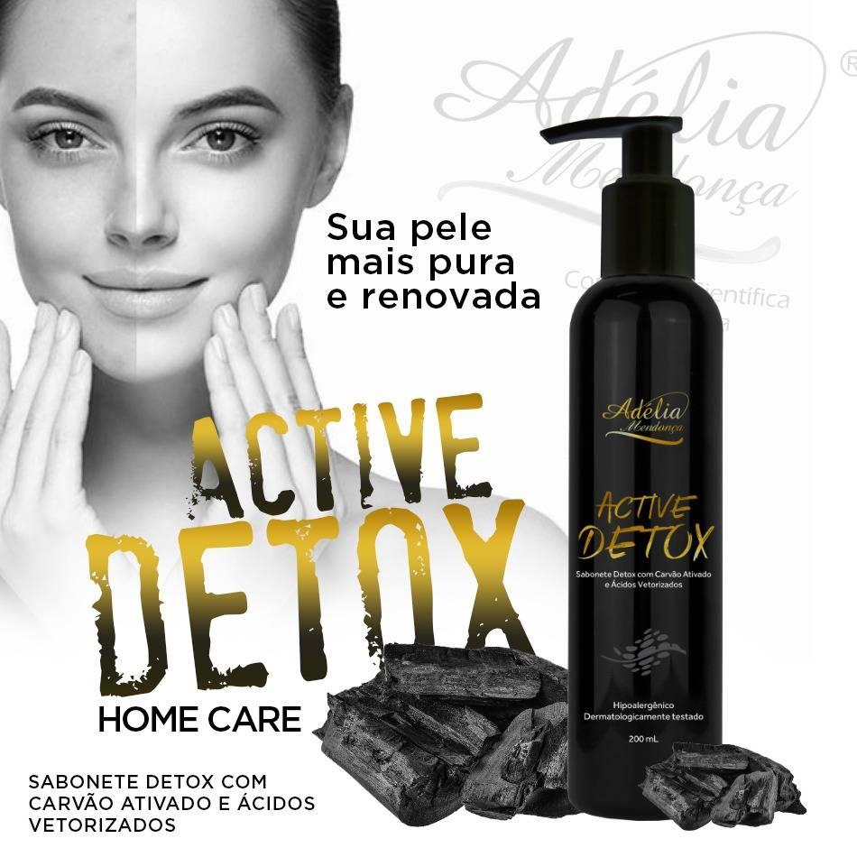 Active Detox - Sabonete Detox com Carvão Ativado e Ácidos Vetorizados - Home Care